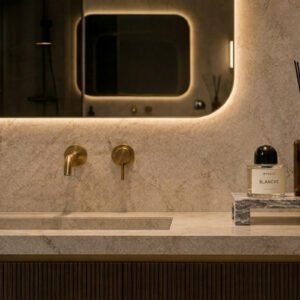 Signature Grey Travertine Tray