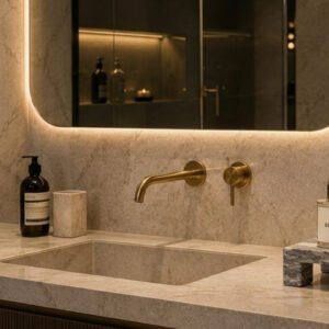 Signature Grey Travertine Tray
